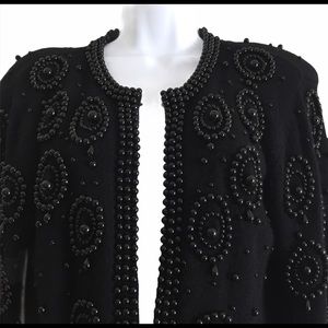 VTG Outlander Lambswool Angora Beaded Card…